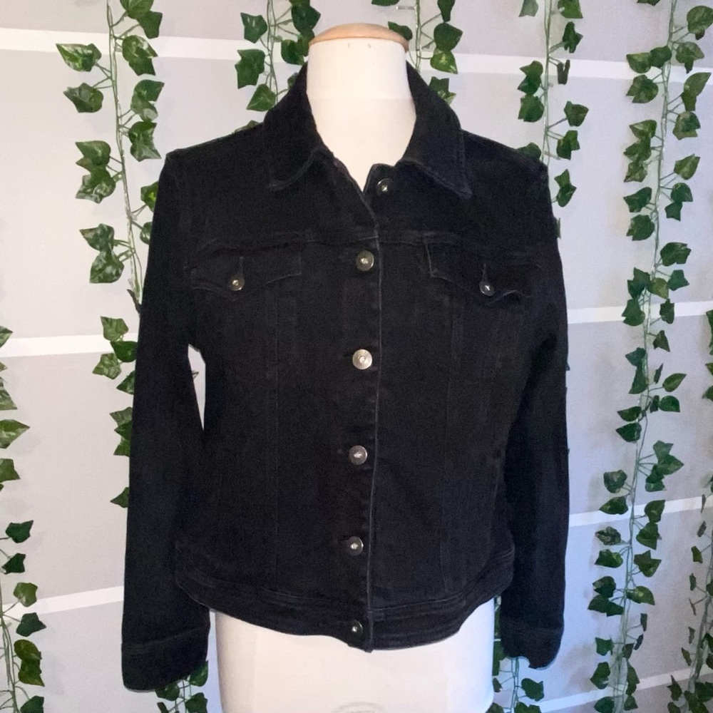 Style & Co. Black Jean Jacket